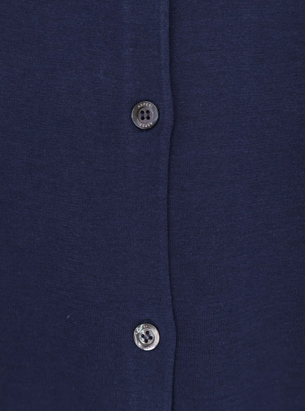Aspesi Cotton, Silk And Linen Blend Cardigan
