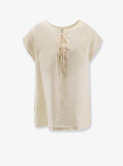 Aspesi "Vissuto" Linen Shirt Naturale