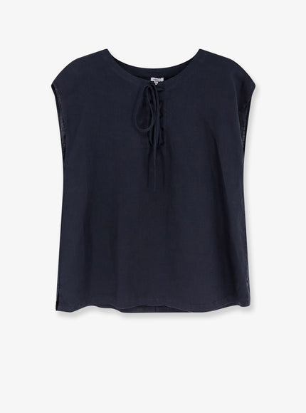 Aspesi "Vissuto" Linen Shirt Navy