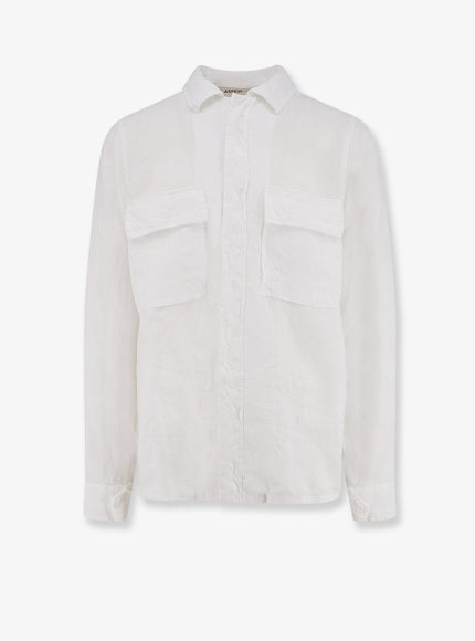 Aspesi Ri-Capa Linen Shirt White