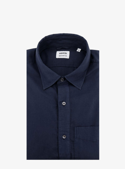 Aspesi Cotton Shirt Navy