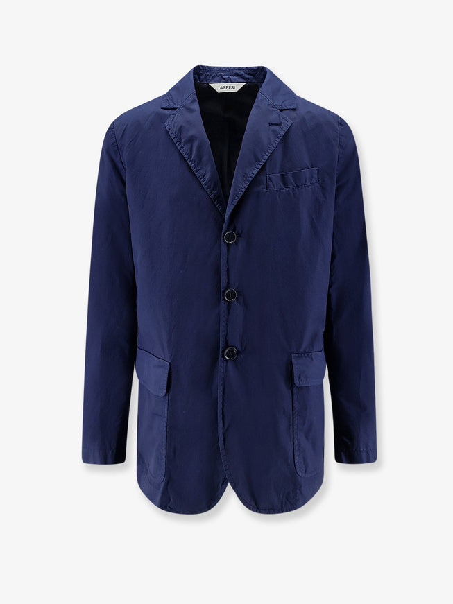 Aspesi Dillon Cotton Blazer Light Blue
