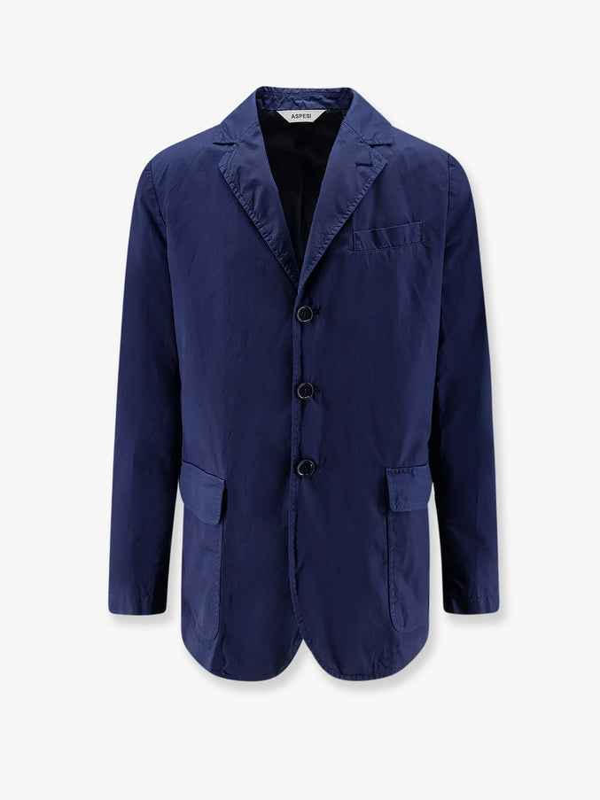 Aspesi Dillon Cotton Blazer Light Blue