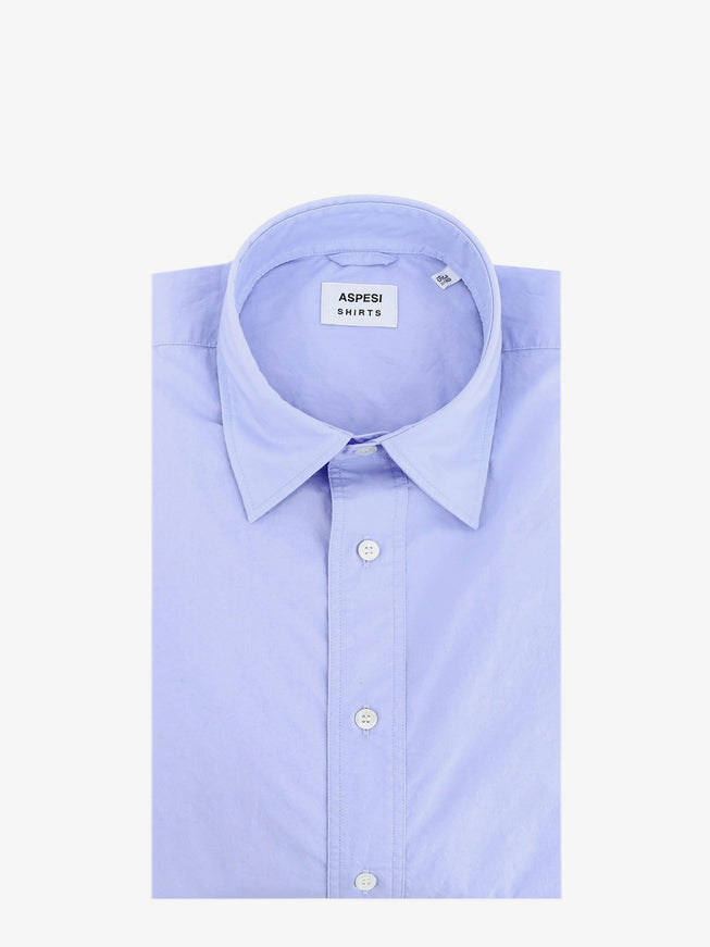 Aspesi Fred Cotton Shirt Sky Blue