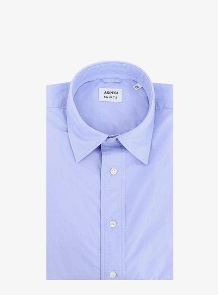 Aspesi Fred Cotton Shirt Sky Blue