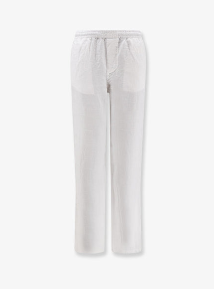 Aspesi Ventura Linen Trousers White