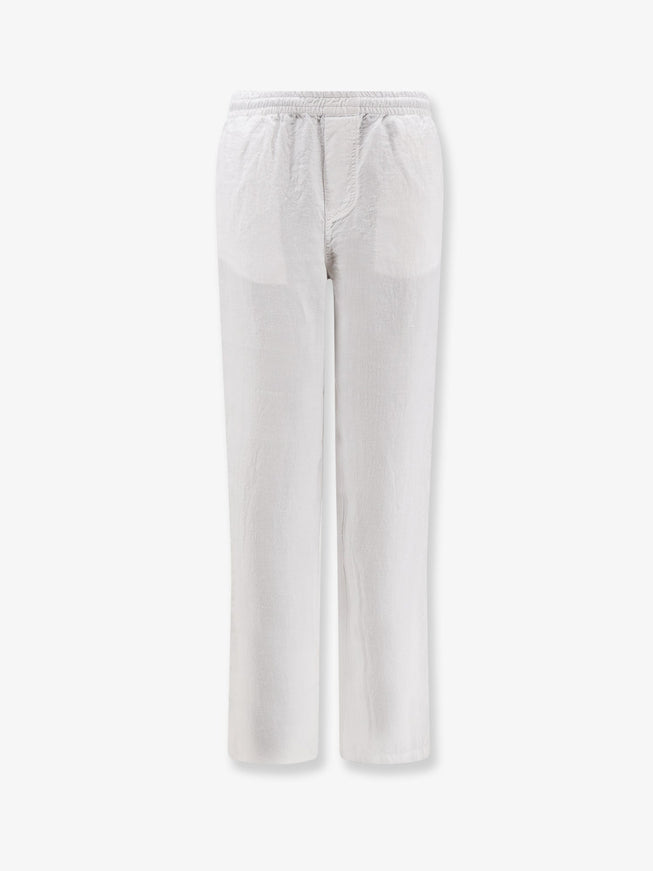 Aspesi Ventura Linen Trousers White