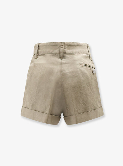 Aspesi Cotton And Linen Shorts