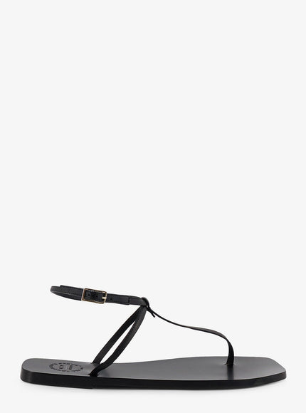 Atp Atelier Alassio Leather Sandals Black