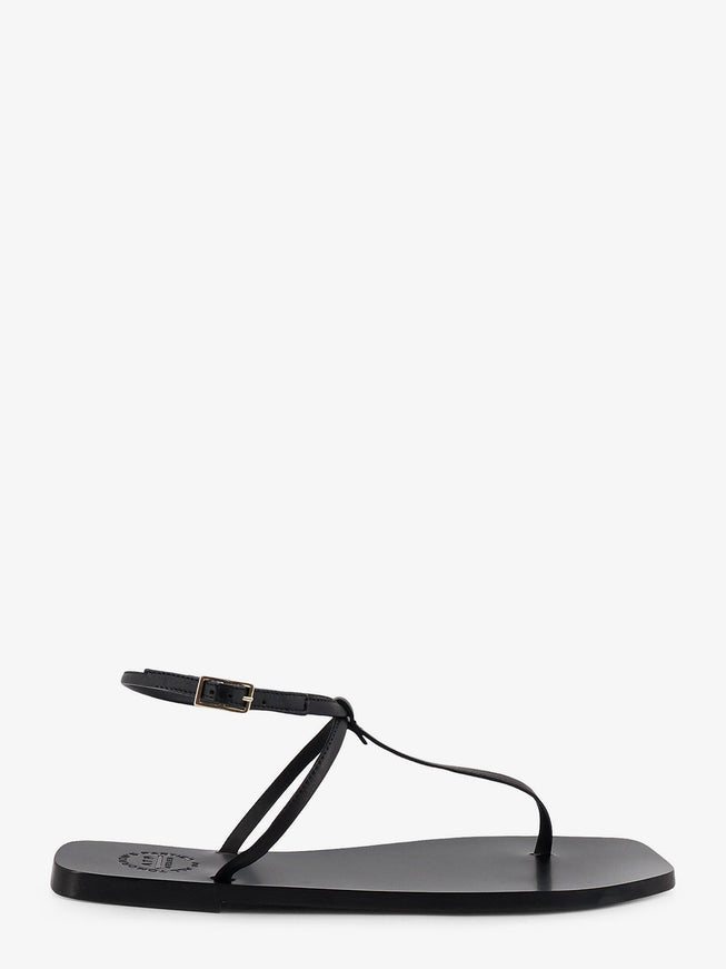 Atp Atelier Alassio Leather Sandals Black