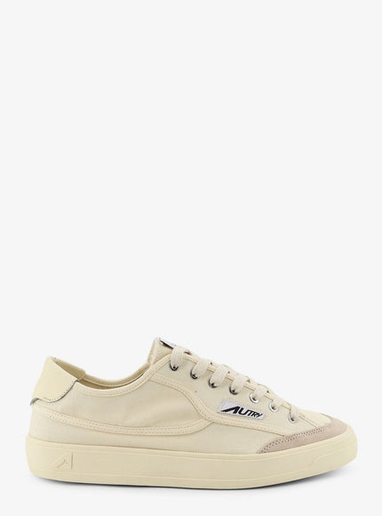 Autry Windscape Leather Sneakers With Suede Insert Cream