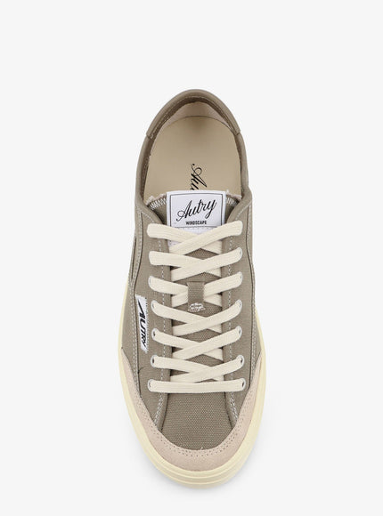 Autry Windscape Leather Sneakers With Suede Insert