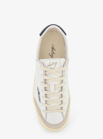Autry Windscape Leather Sneakers With Suede Insert