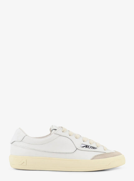 Autry Windscape Leather Sneakers With Suede Insert White