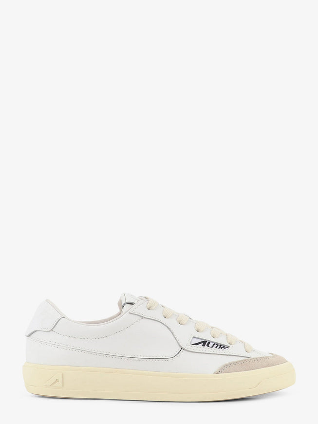 Autry Windscape Leather Sneakers With Suede Insert White