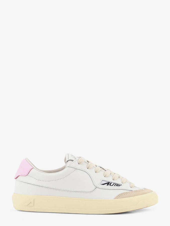 Autry Windscape Leather Sneakers With Suede Insert Whitefairytale