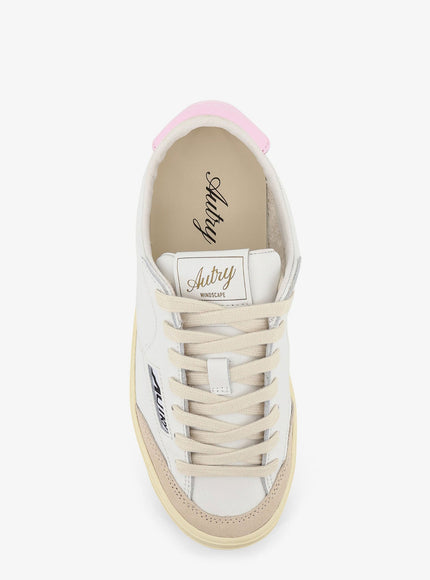 Autry Windscape Leather Sneakers With Suede Insert