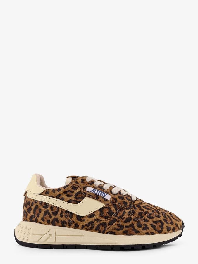 Autry Reelwind Low Animal Print Suede Sneakers Maculato