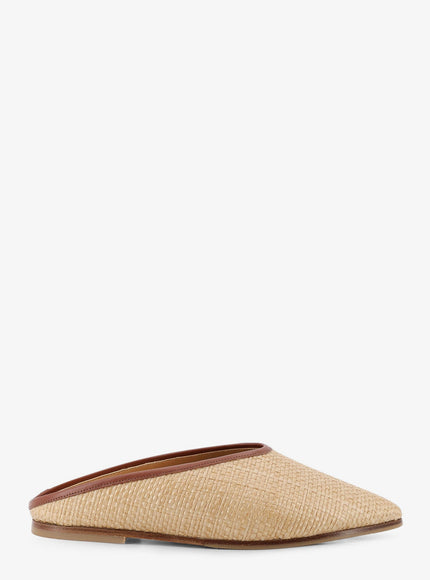 Babú Milano Raffia Sandals Beige