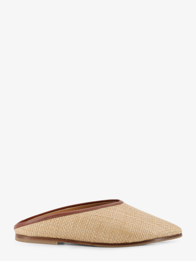 Babú Milano Raffia Sandals Beige