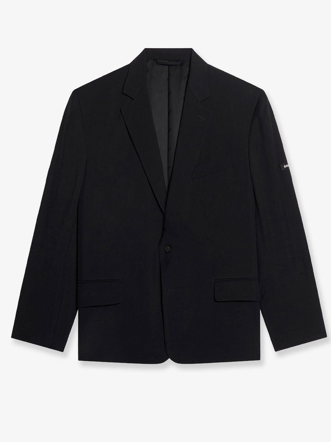 Balenciaga Washed Sb Viscose Blazer Black