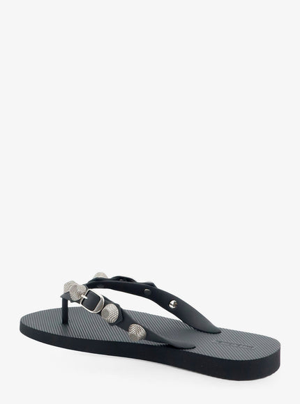 Balenciaga Cagole Flip-Flops With Iconic Metal Details