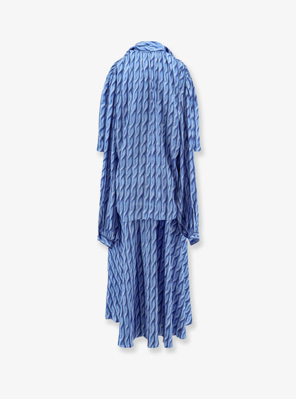 Balenciaga Printed Fabric Long Dress