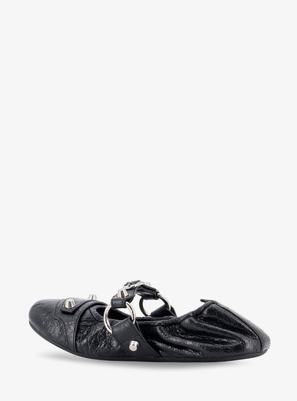 Balenciaga City Flat L005 Leather Ballerinas