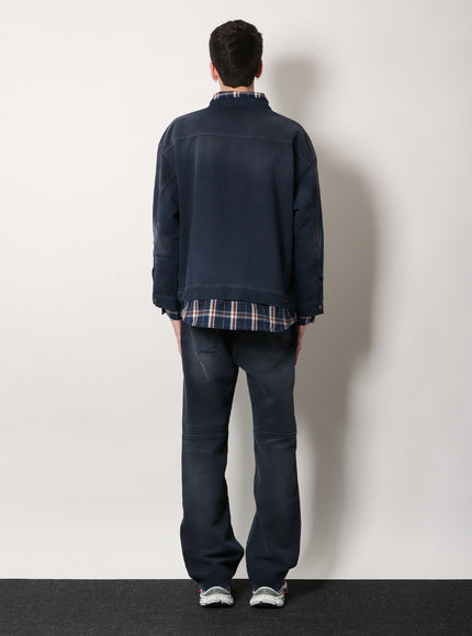 Balenciaga Canvas Jacket With Madras Inserts