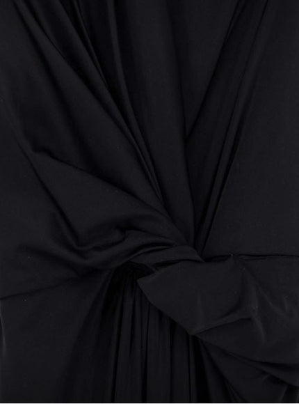 Balenciaga Stretch Fabric Long Asymmetrical Dress