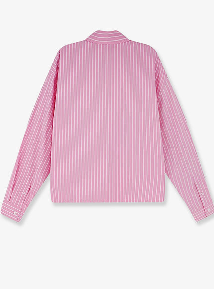 Balenciaga Folded Striped Cotton Shirt