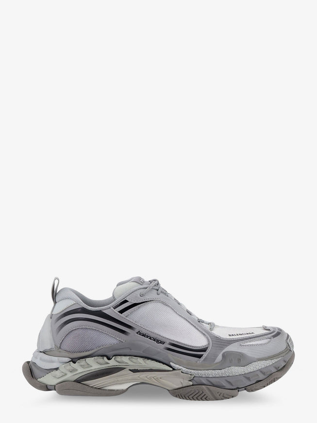 Balenciaga Triple S.2 Gradient Mesh And Nylon Insert Sneakers With Used Effect Gradientgrey