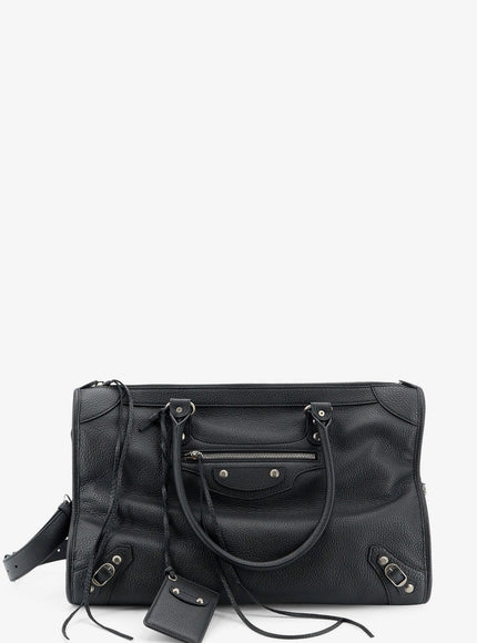 Balenciaga Le City Business Leather Travel Bag Uni Black