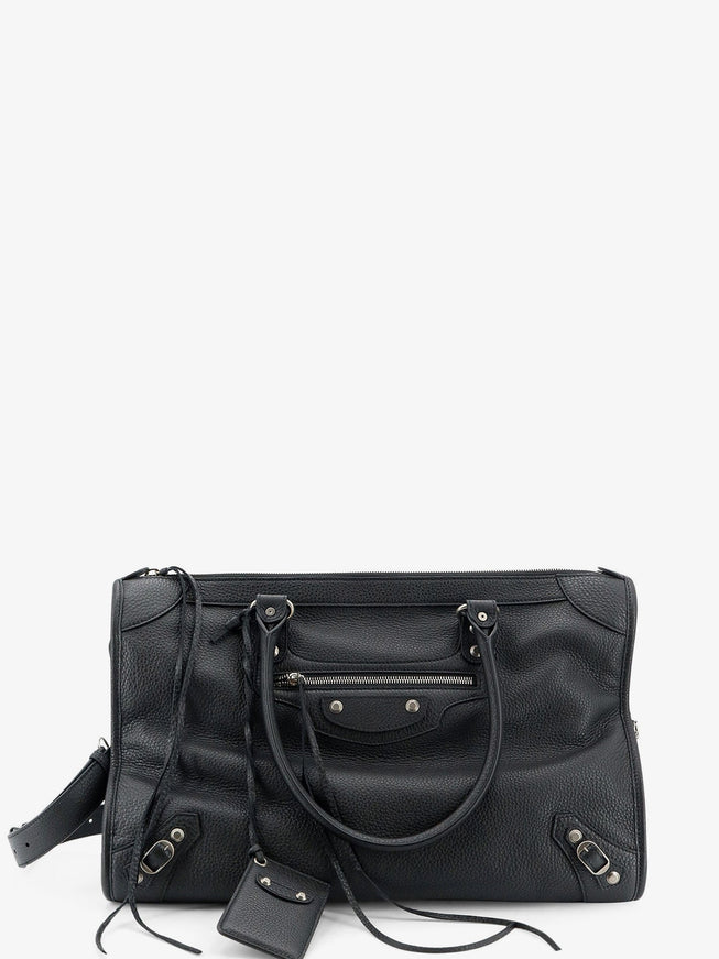 Balenciaga Le City Business Leather Travel Bag Uni Black