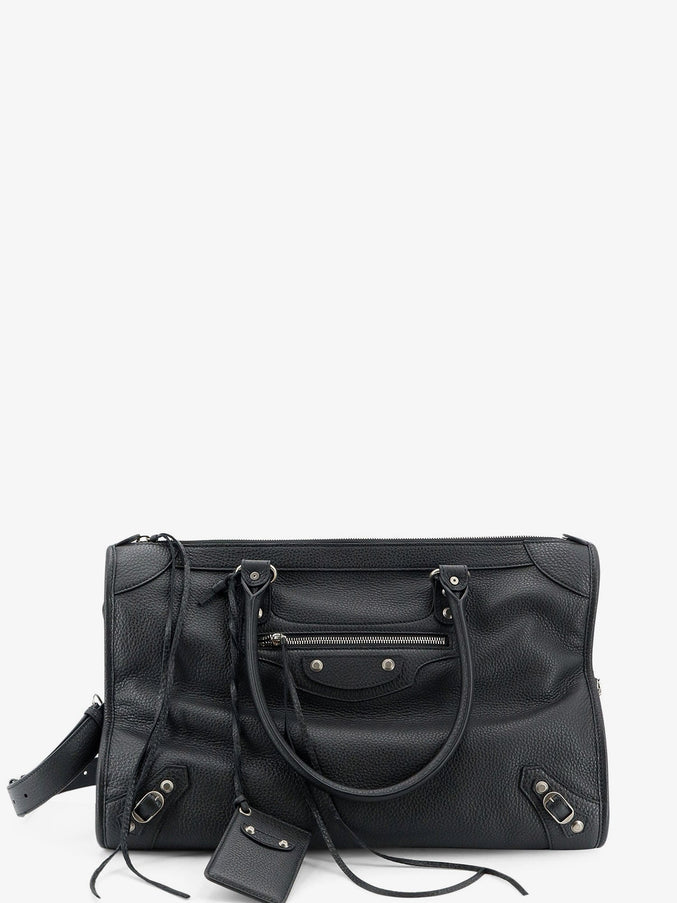 Balenciaga Le City Business Leather Travel Bag Uni Black