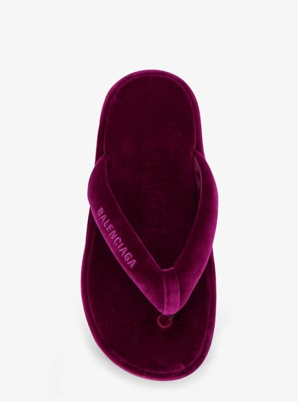 Balenciaga Jet Lag Stretch Velvet Sandals