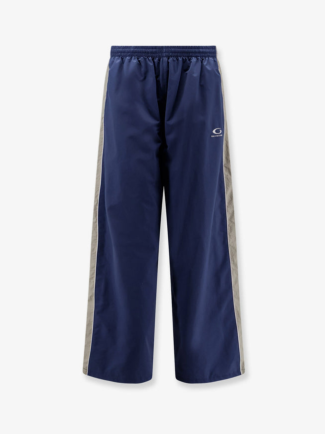 Balenciaga Sporty Nylon Trousers Marineblue
