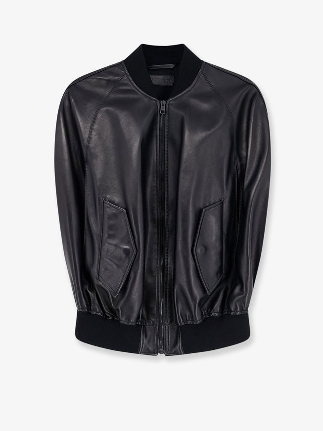 Balenciaga Sleeveless Leather Jacket Black