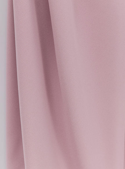 Balenciaga Midi Sack Silk And Wool Dress