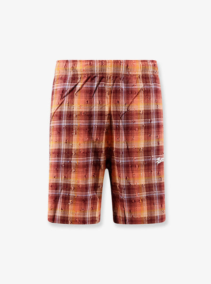 Barrow Viscose And Cotton Blend Bermuda Shorts Multicolor