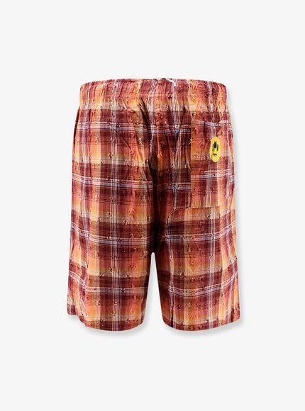 Barrow Viscose And Cotton Blend Bermuda Shorts