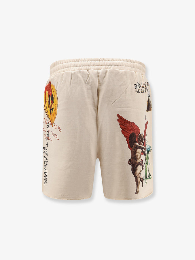 Barrow Cotton Shorts With Iconic Print