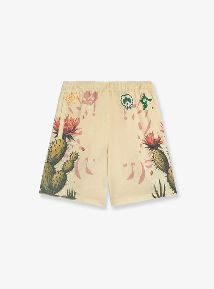 Barrow Cotton Bermuda Shorts With Cactus Print