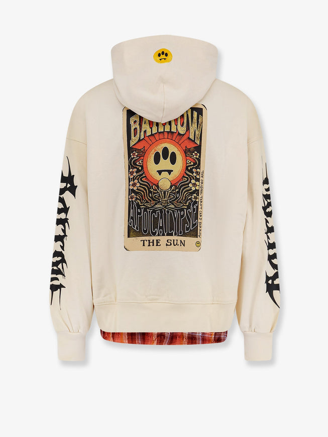 Barrow Cotton Sweatshirt With Logo Print On The Front