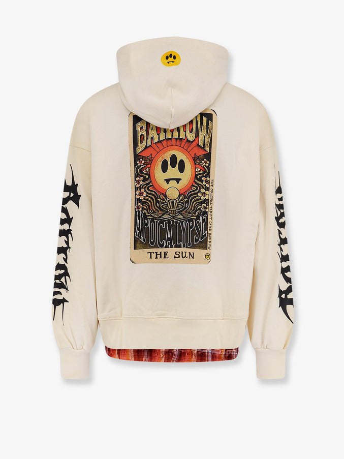 Barrow Cotton Sweatshirt With Logo Print On The Front