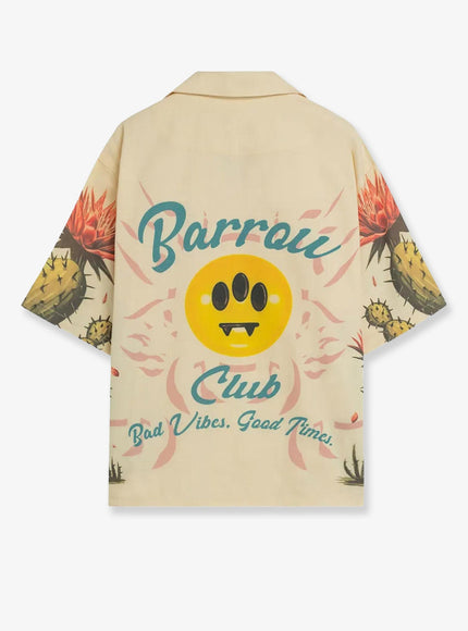 Barrow Cotton Shirt With Cactus Print