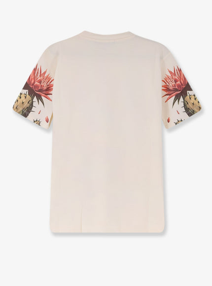 Barrow Cotton T-Shirt With Multicolor Front Print