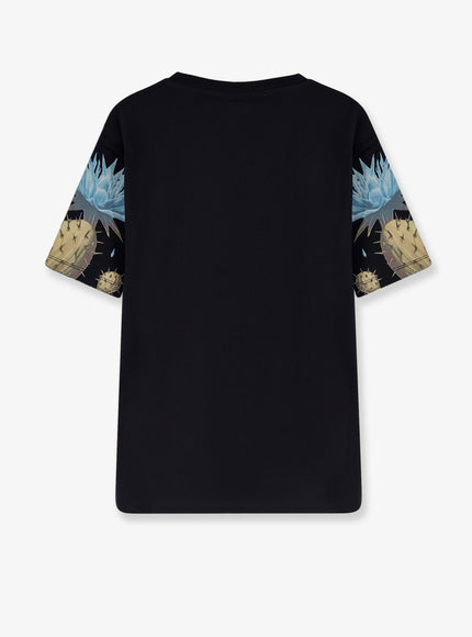 Barrow Cotton T-Shirt With Multicolor Front Print