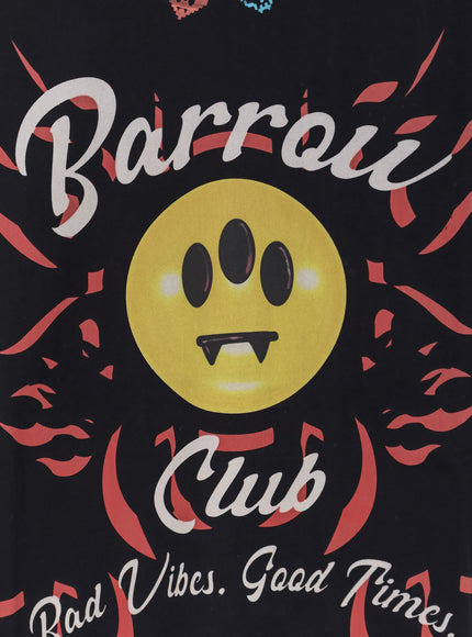 Barrow Cotton T-Shirt With Multicolor Front Print