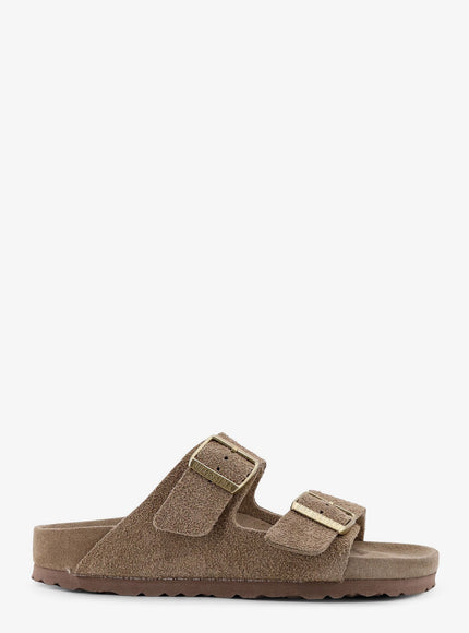 Birkenstock Arizona Suede Sandals Beige